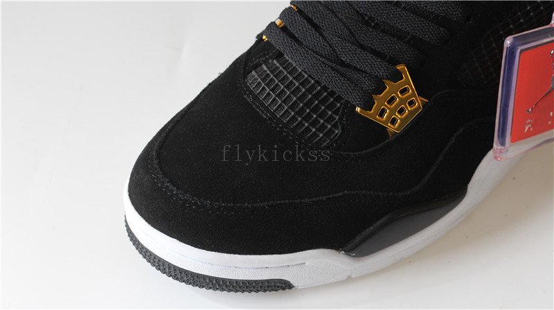 Air Jordan 4 Retro Royalty Black Suede